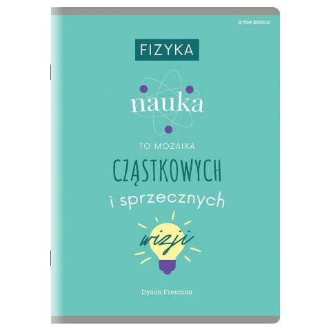 Zeszyt TOP-2000 fizyka A5 60k. 80g krata [mm:] 150x210 (400160589)