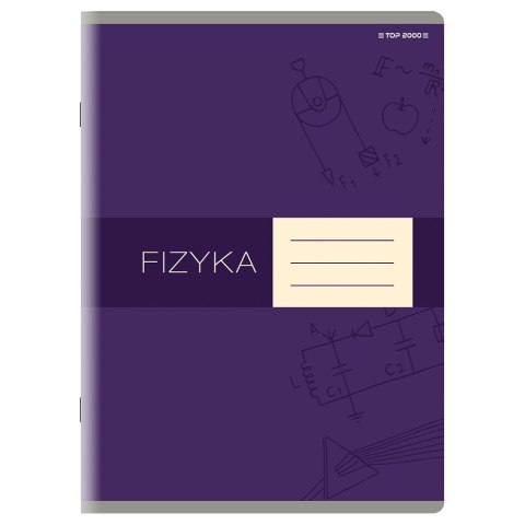 Zeszyt TOP-2000 fizyka A5 60k. 80g krata [mm:] 150x210 (400160589)