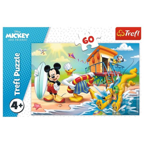 Puzzle Trefl Ciekawy dzień Mikiego i przyjaciół 60 el. (17359)