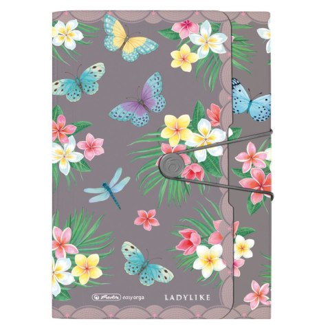 Teczka z przegródkami Herlitz Ladylike Butterflies A4 12 przegródek (50044023)