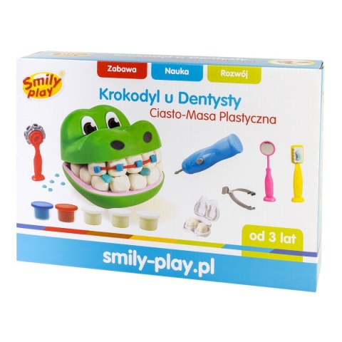 Ciastolina Smily Play 5 kol. Ciasto-masa krokodyl 250g (SP83346)