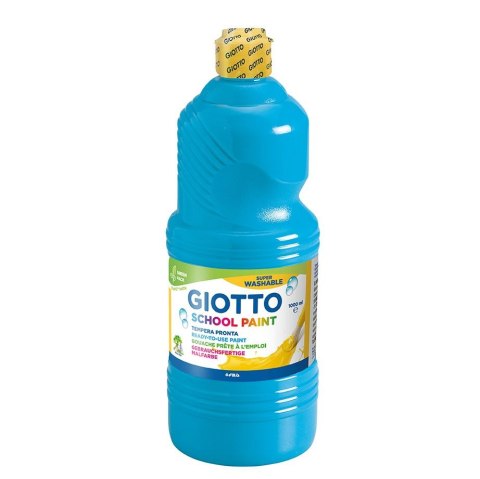 Farba tempera Giotto School Paint kolor: cyan 1000ml 1 kolor. (535515)