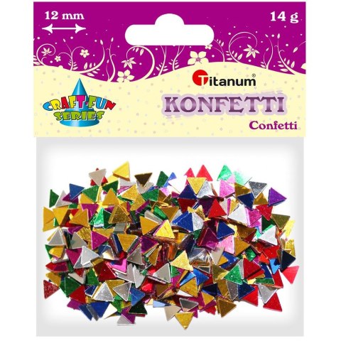 Konfetti Titanum Craft-Fun Series Trójkąty mix kolorów