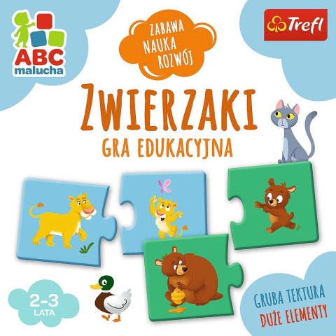 Gra edukacyjna Trefl ABC Malucha Zwierzaki (01940)