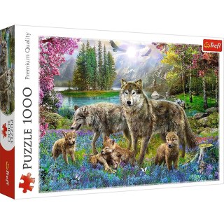 Puzzle Trefl Wilcza rodzina 1000 el. (10558)