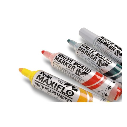 Marker suchościeralny Pentel, czerwony 2,0-2,5mm okrągła końcówka