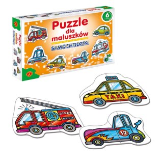 Puzzle Alexander SAMOCHODZIKI DLA MALUCHÓW mix el. (5906018005370)