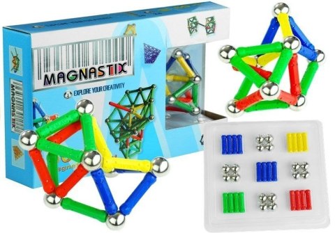 Klocki magnetyczne Lean 60 elementów (658)