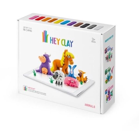 Masa plastyczna dla dzieci Tm Toys Hey Clay zwierzęta mix (HCLSE002CEE)