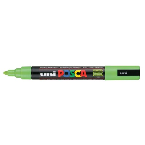 Marker specjalistyczny Uni Posca, zielony średni 1,8-2,5mm okrągła końcówka (PC-5M)