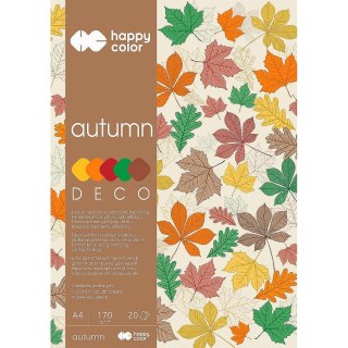 Zeszyt papierów kolorowych Happy Color A4 170g 20k (HA 3817 2030-130)