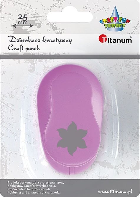 Dziurkacz ozdobny Titanum Craft-Fun Series 25mm kwiat (T-8810-125e)