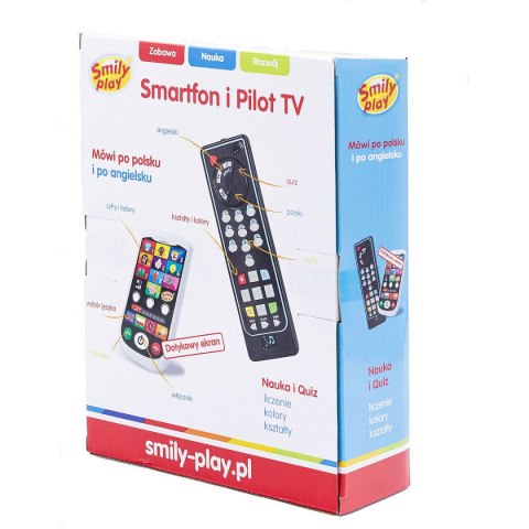 Zabawka edukacyjna Smily Play Smartfon i Pilot TV (S13930 AN01)