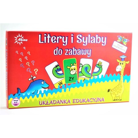 Układanka Abino litery i sylaby