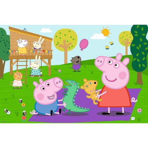 Puzzle Trefl Peppa Pig XXL Zabawy z braciszkiem 60 el. (50011)