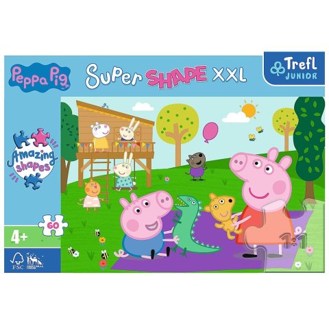 Puzzle Trefl Peppa Pig XXL Zabawy z braciszkiem 60 el. (50011)