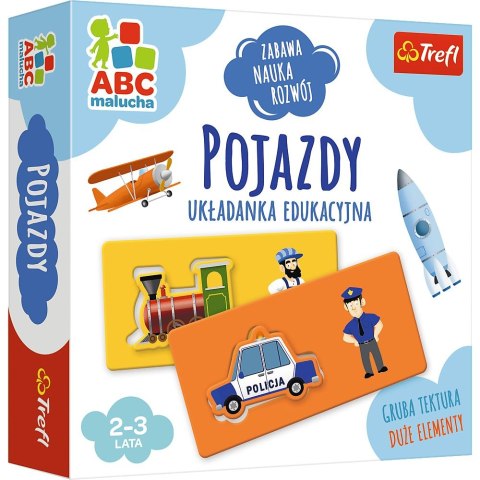 Gra edukacyjna Trefl Pojazdy z Serii ABC Malucha Pojazdy (01942)