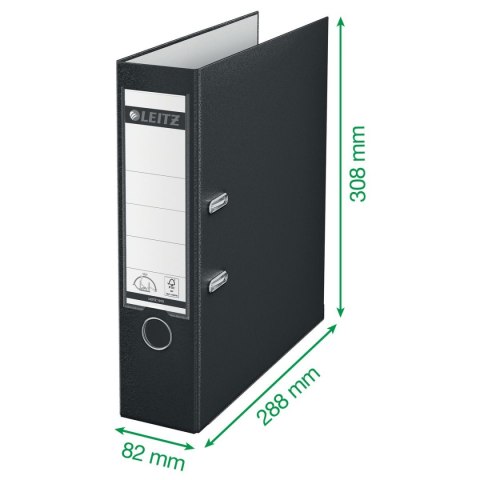 Segregator dźwigniowy Leitz A4 80mm Zielony