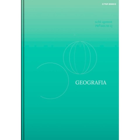 Brulion Top 2000 tematyczny geografia A5 80k. 70g krata (400168981)