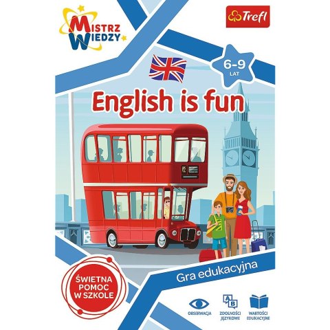 Gra edukacyjna Trefl Mistrz Wiedzy English is Fun (01954)