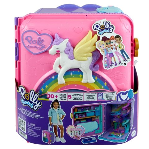 Figurka Mattel Polly Pocket Wakacyjny kurort Zestaw Walizka (HKV43)