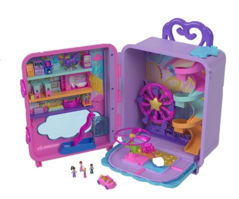 Figurka Mattel Polly Pocket Wakacyjny kurort Zestaw Walizka (HKV43)