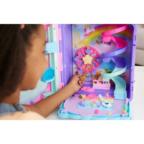 Figurka Mattel Polly Pocket Wakacyjny kurort Zestaw Walizka (HKV43)