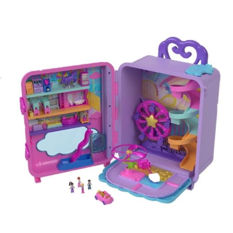 Figurka Mattel Polly Pocket Wakacyjny kurort Zestaw Walizka (HKV43)