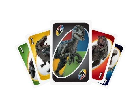 Gra karciana Mattel Jurassic World Uno J (GXD7)