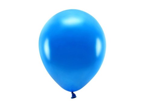 Balon gumowy Partydeco Metalizowane Eco Balloons granatowy 260mm (ECO26M-074)