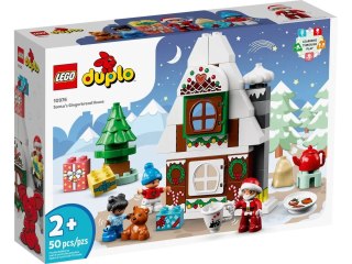 Klocki konstrukcyjne Lego Duplo Piernikowy domek Świętego Mikołaja (10976)