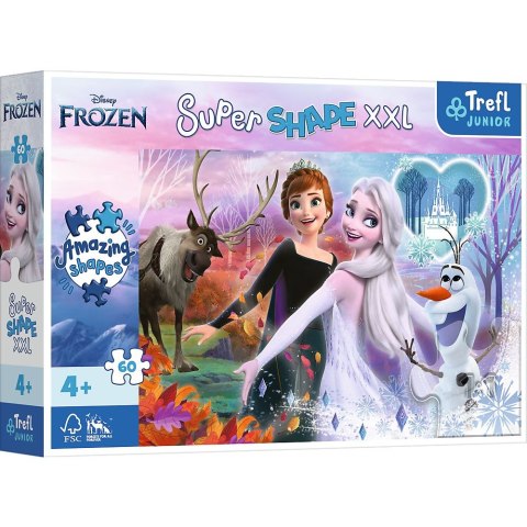 Puzzle Trefl Frozen XXL Tańczące siostry 60 el. (50010)