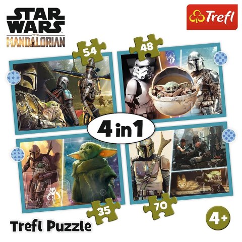 Puzzle Trefl Mandalorian 4w1 4w1 el. (34397)