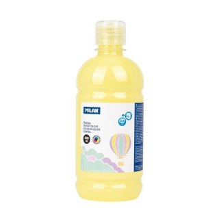 Farba tempera Milan pastelowa kolor: żółty jasny 500ml 1 kolor. (03620P)