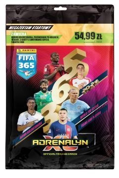 Karty Panini Megazestaw startowy FIFA 365 Adrenalyn XL 2024 21 sztuk