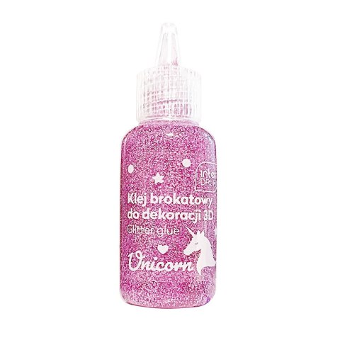 Klej artystyczny Interdruk UNICORN brokatowy 3D 5902277337085 200ml (20ml)