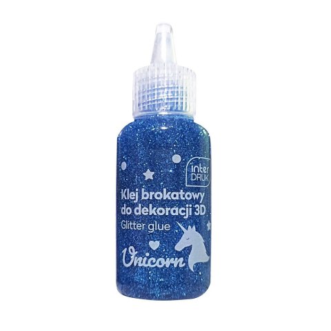 Klej artystyczny Interdruk UNICORN brokatowy 3D 5902277337085 200ml (20ml)