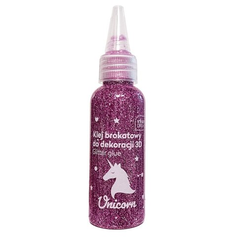 Klej artystyczny Interdruk UNICORN brokatowy 3D 5902277337092 50ml (50ml)