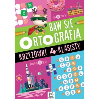 Książeczka edukacyjna Aksjomat Baw się ortografią. Krzyżówki 4-klasisty