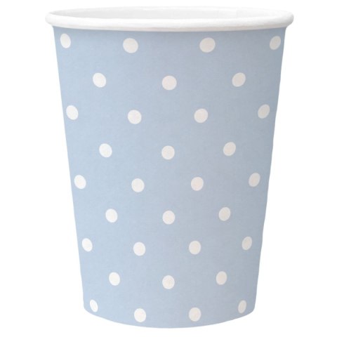 Kubek jednorazowy Paw Dots Light Blue 250ml (PC8002205)