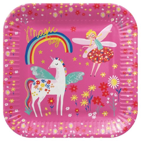 Talerz jednorazowy Paw Fairy Unicorn śr. 230mm 8 szt (PPS8003800)