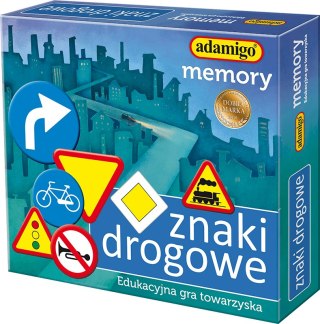 Gra pamięciowa Adamigo znaki drogowe znaki drogowe