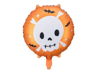 Balon foliowy Partydeco czaszka 18cal (FB215)