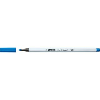 Flamaster Stabilo Pen 68 brush ciemnoniebieski 1 kol. (568/41)