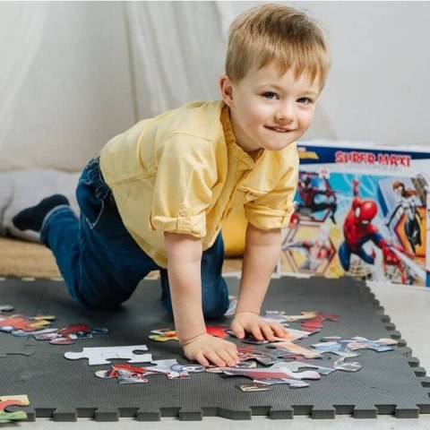 Puzzle Trefl Spiderman Super maxi Spiderman wyrusza do akcji 24 el. (41006)