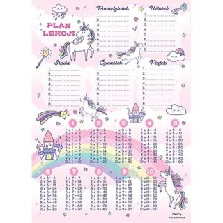 Plan lekcji Henry UNICORN TECZA (5905701482597)