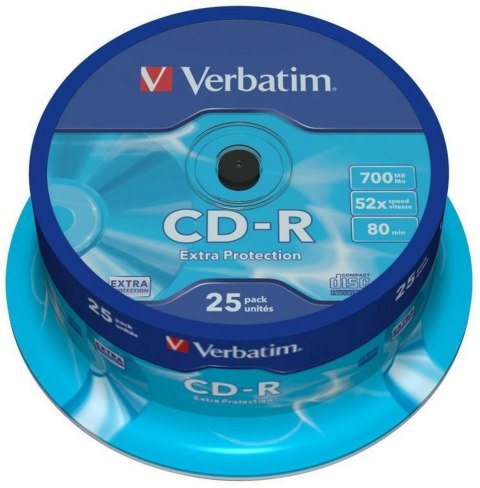 Płyta cd Verbatim CD-R cake 25 700MB x52