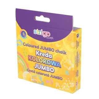 Kreda chodnikowa Strigo JUMBO 5 kolorów mix (SSC411) 5 sztuk