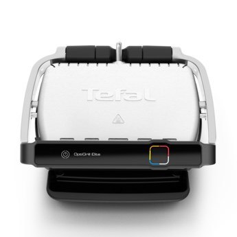 Grill elektryczny Tefal Optigrill Elite GC750D30 (Tradycyjny z płytą; 2000W; kolor srebrny)