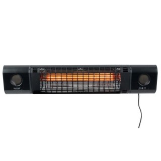 Promiennik podczerwieni Sunred SOUND-2000W Heater, Sun and Sound Ultra Wall, 2000 W, Czarny